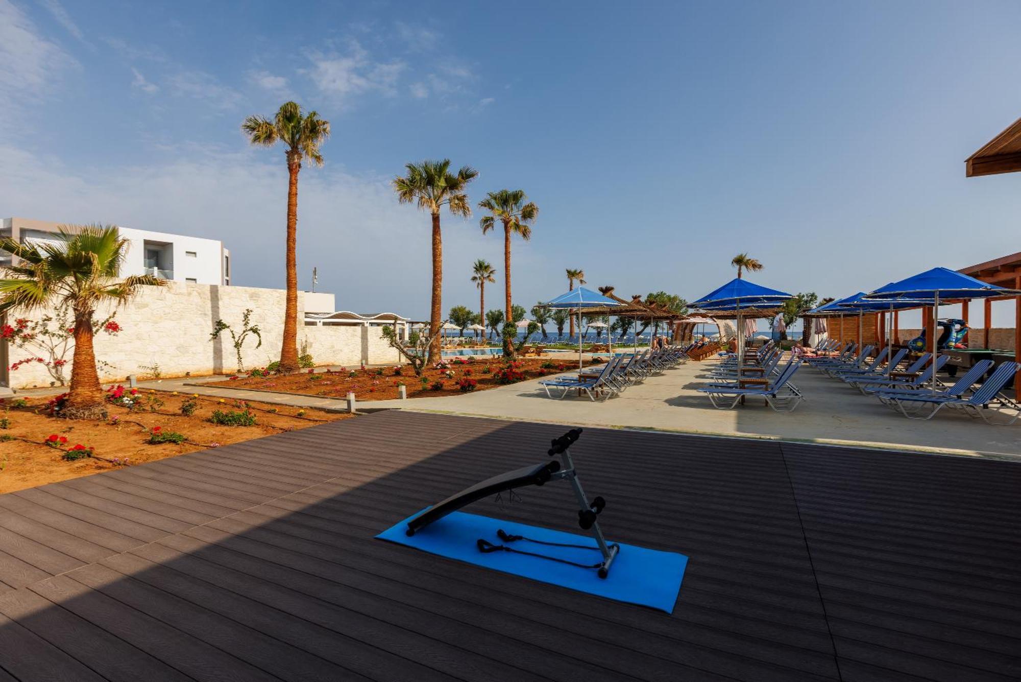 Malia Bay Beach Hotel & Bungalows Dış mekan fotoğraf