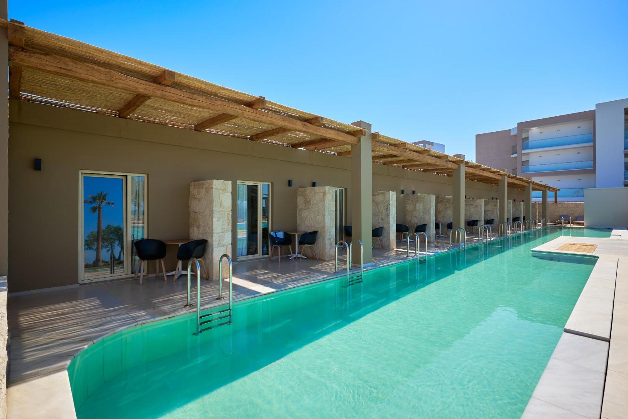 Malia Bay Beach Hotel & Bungalows Dış mekan fotoğraf